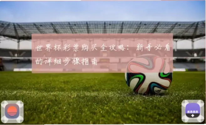 世界杯购彩新手选比赛指南